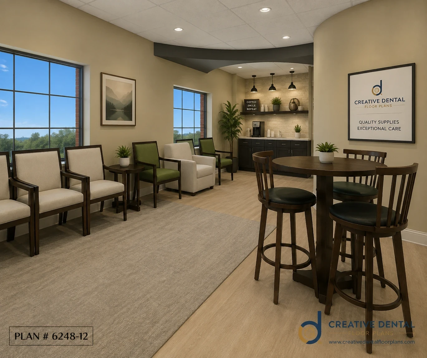 Coffee Bar — Plan #6248-12