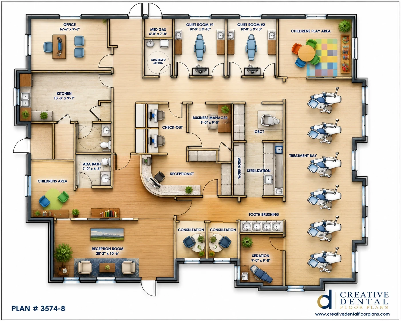 Pediatric Dentistry — Open Bay & Quiet Care Design