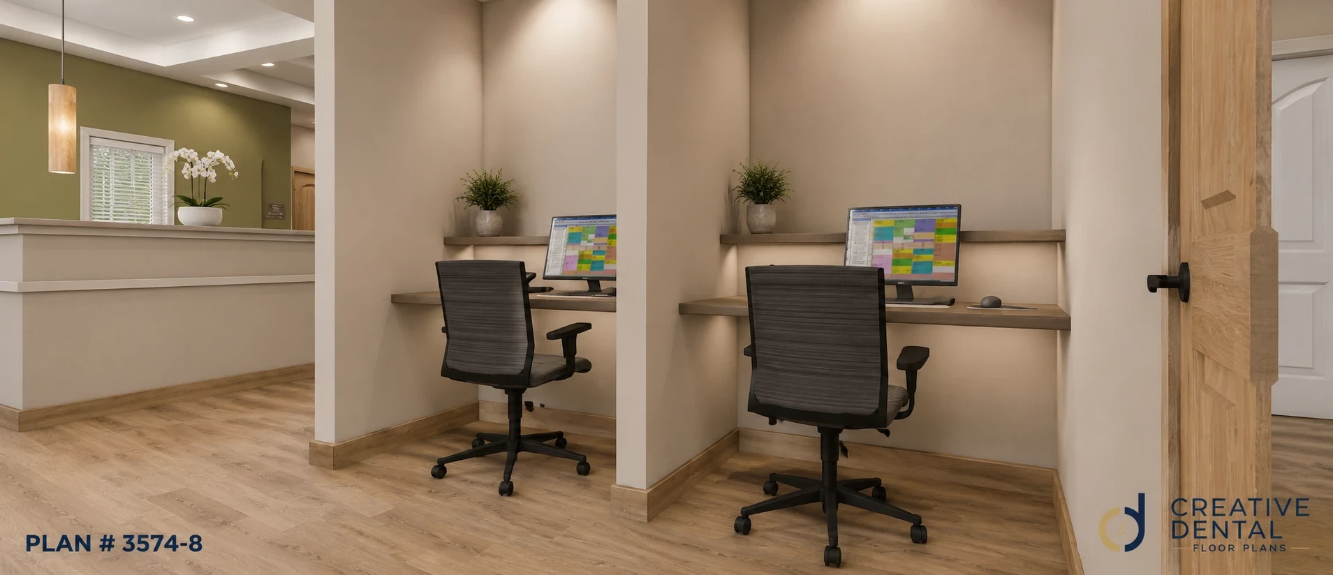 Check-Out Counter — Plan #3574-8