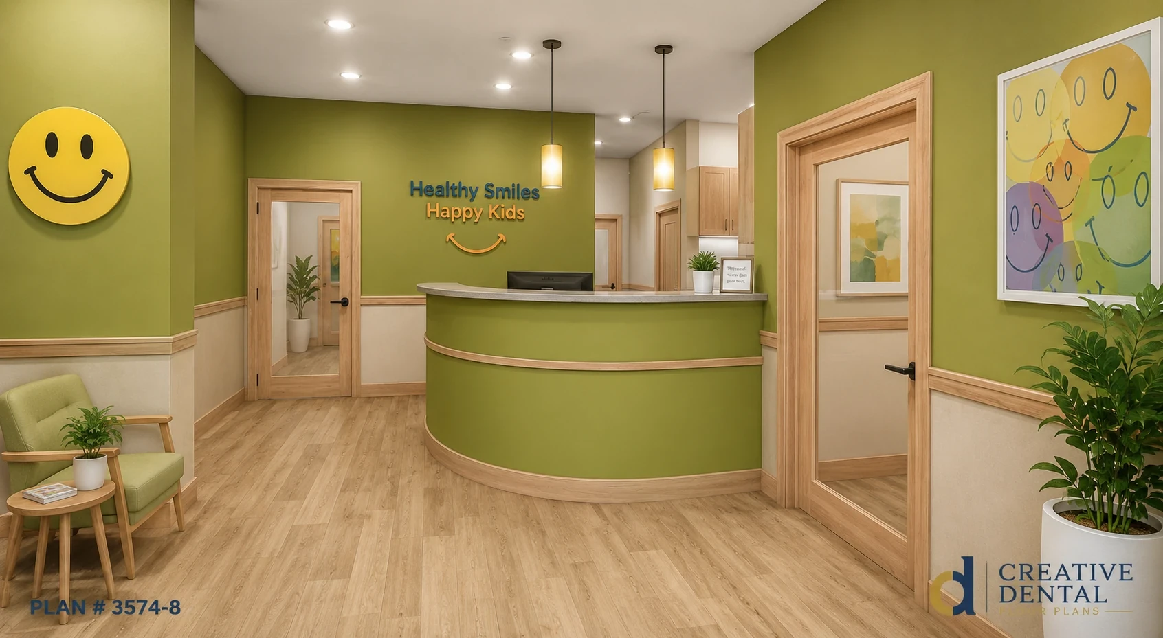 Reception Desk — Plan #3574-8