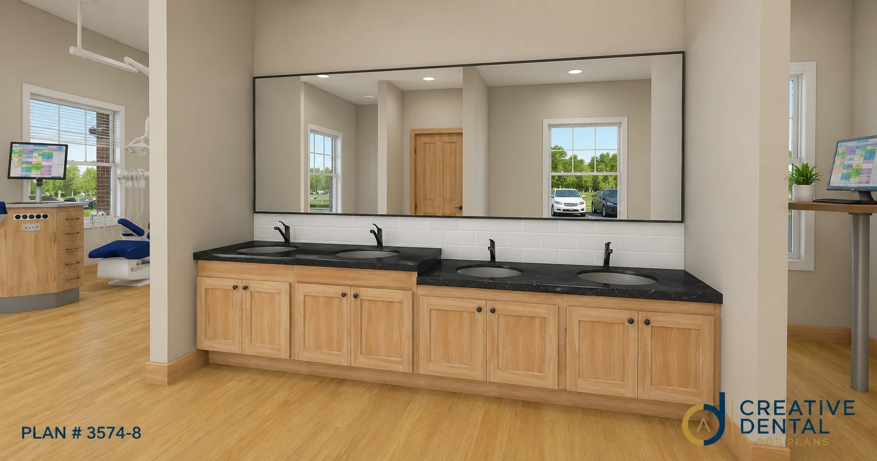 Toothbrushing Area — Plan #3574-8
