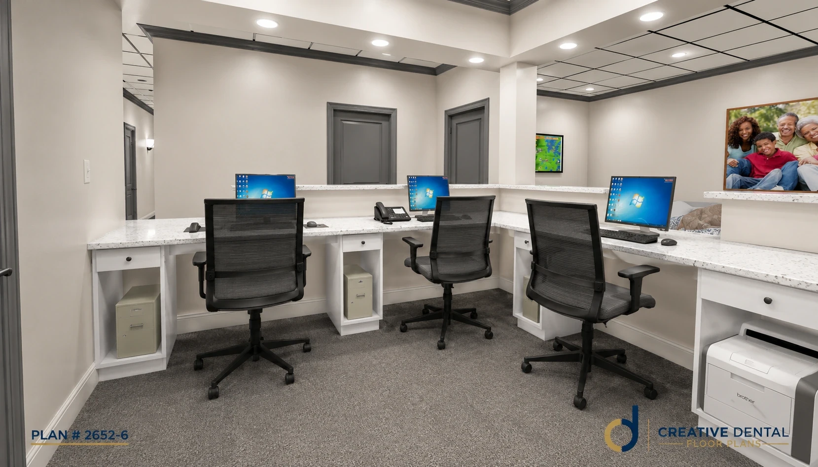Business Office — Plan #2652-6