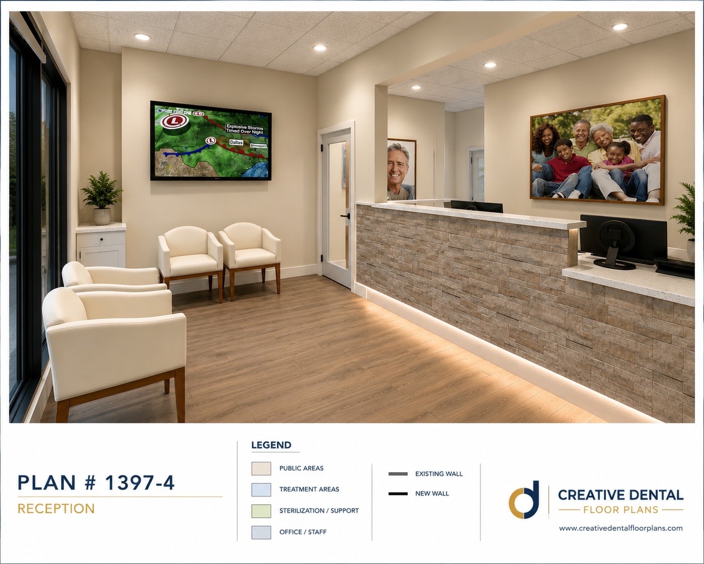 Reception — Plan #1397-4