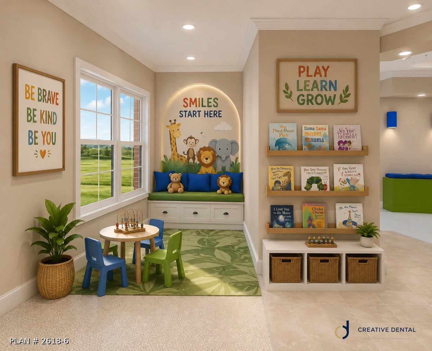 Pediatric Dentistry — Open Bay Concept