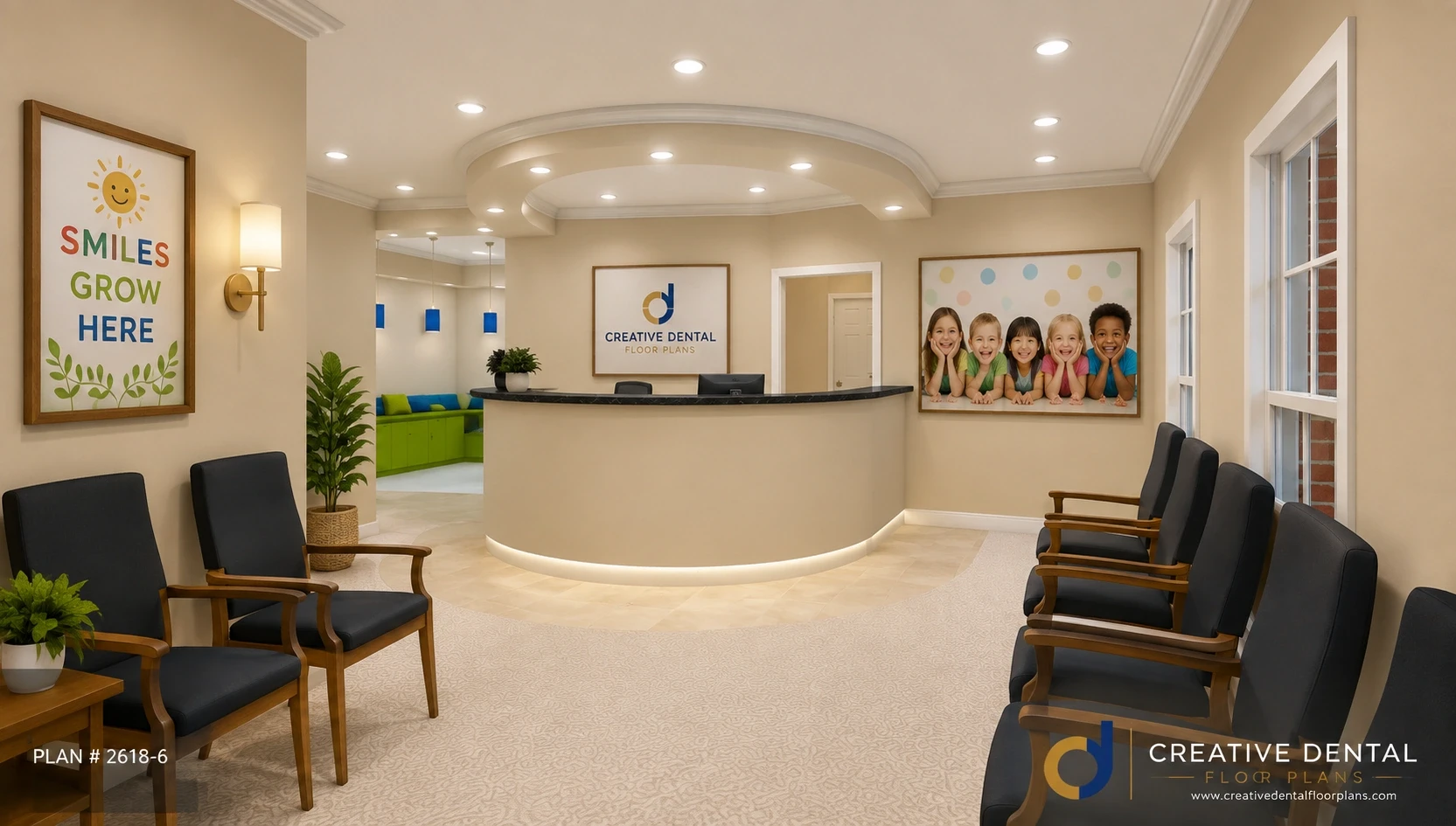Reception Room — Plan #2618-6